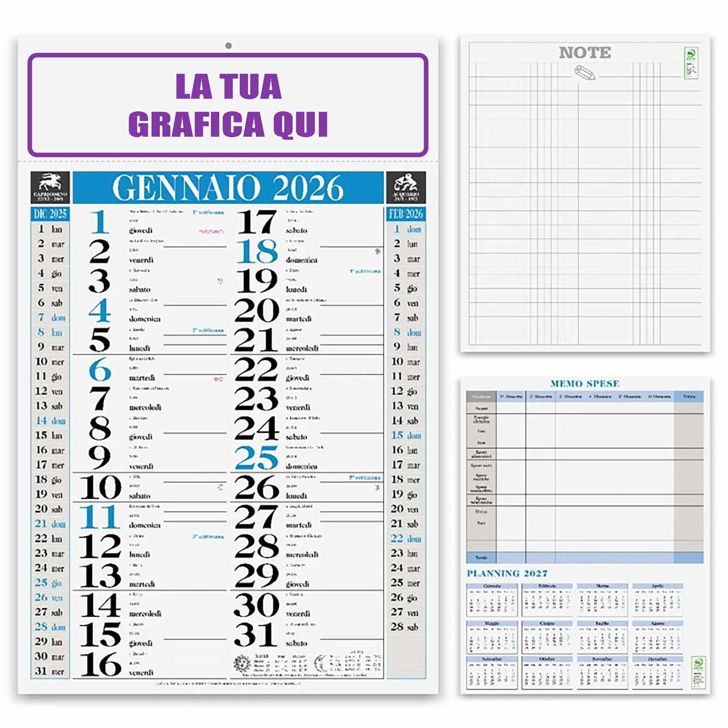 Calendario Olandese Classic - StampaTop