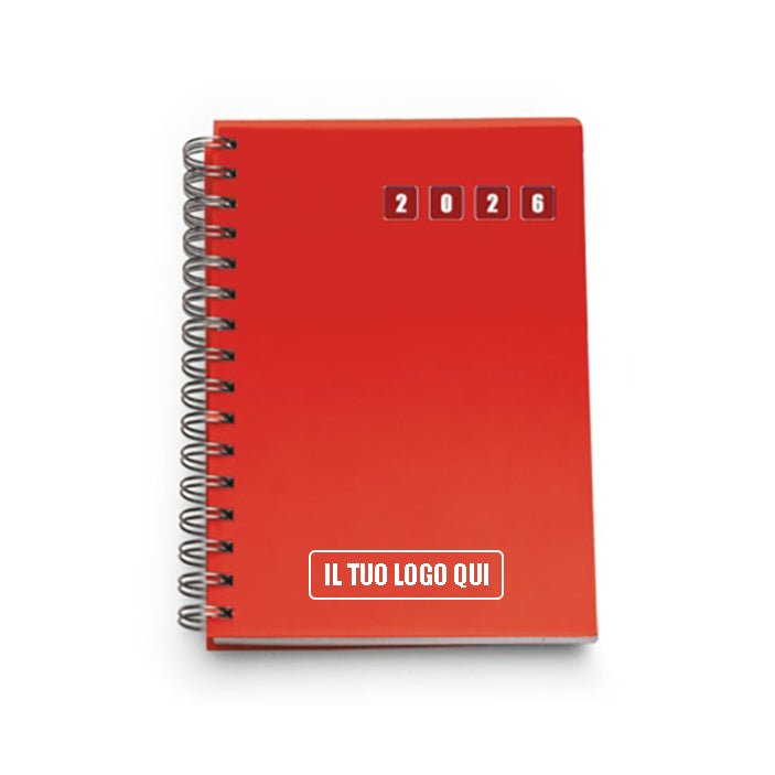Agenda settimanale con spirale 17 X 24 cm - StampaTop
