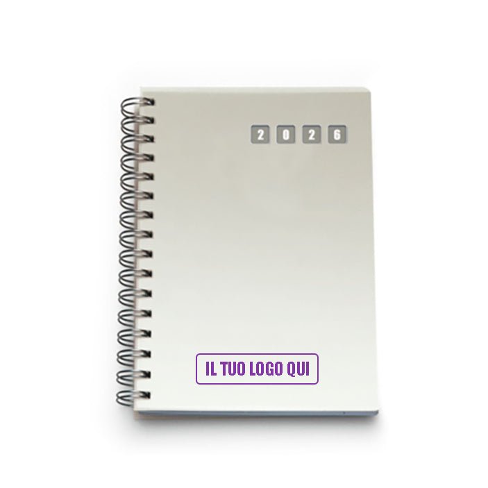 Agenda settimanale con spirale 17 X 24 cm - StampaTop