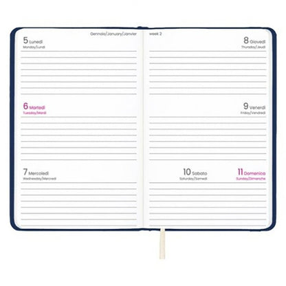 Agenda tascabile con elastico 9 X 14 cm - StampaTop