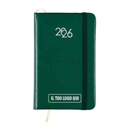Agenda tascabile con elastico 9 X 14 cm - StampaTop