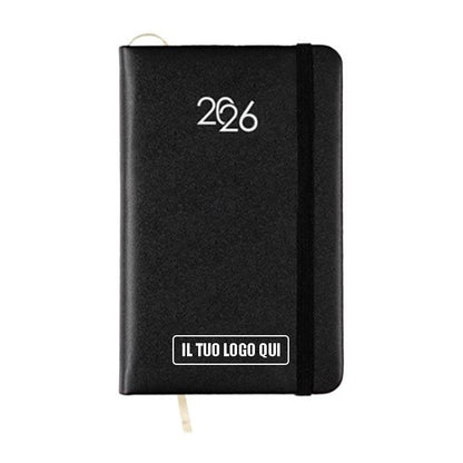 Agenda tascabile con elastico 9 X 14 cm - StampaTop