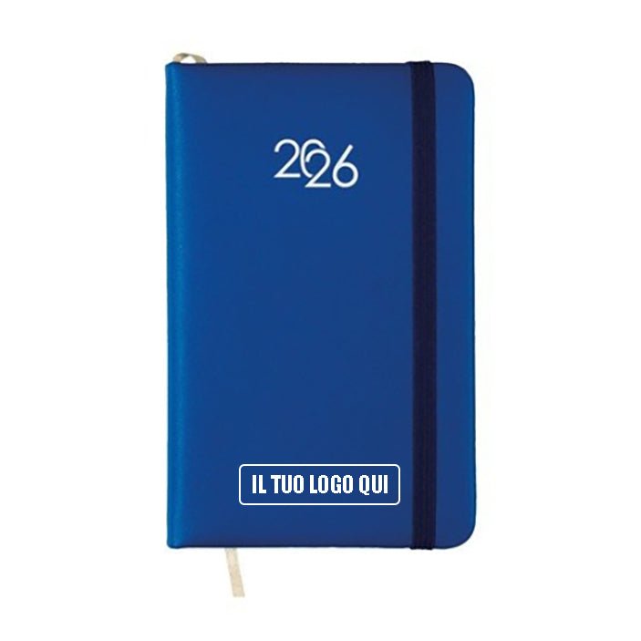 Agenda tascabile con elastico 9 X 14 cm - StampaTop