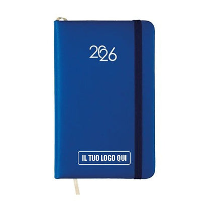 Agenda tascabile con elastico 9 X 14 cm - StampaTop