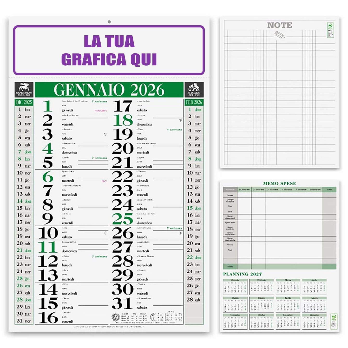 Calendario Olandese Classic - StampaTop