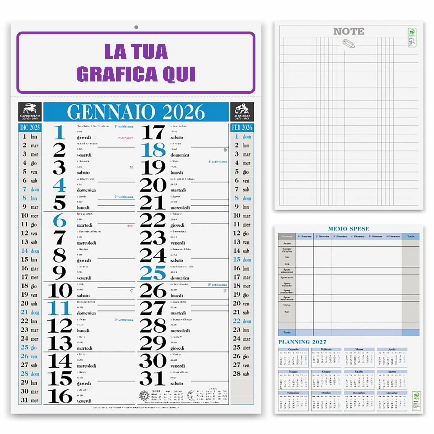 Calendario Olandese Classic - StampaTop