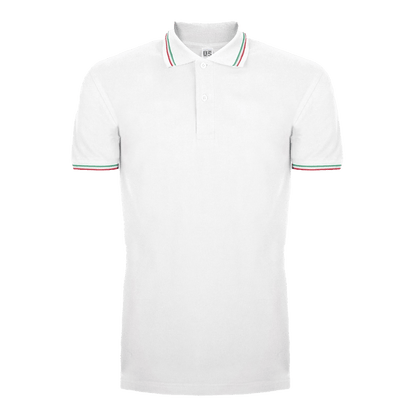 Polo Uomo Tricolore Maniche Corte (200 gr/m2) - StampaTop
