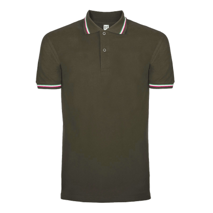 Polo Uomo Tricolore Maniche Corte (200 gr/m2) - StampaTop