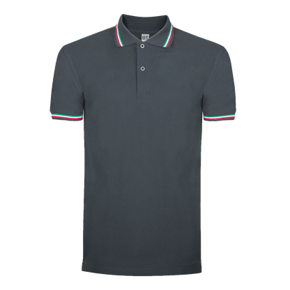 Polo Uomo Tricolore Maniche Corte (200 gr/m2) - StampaTop